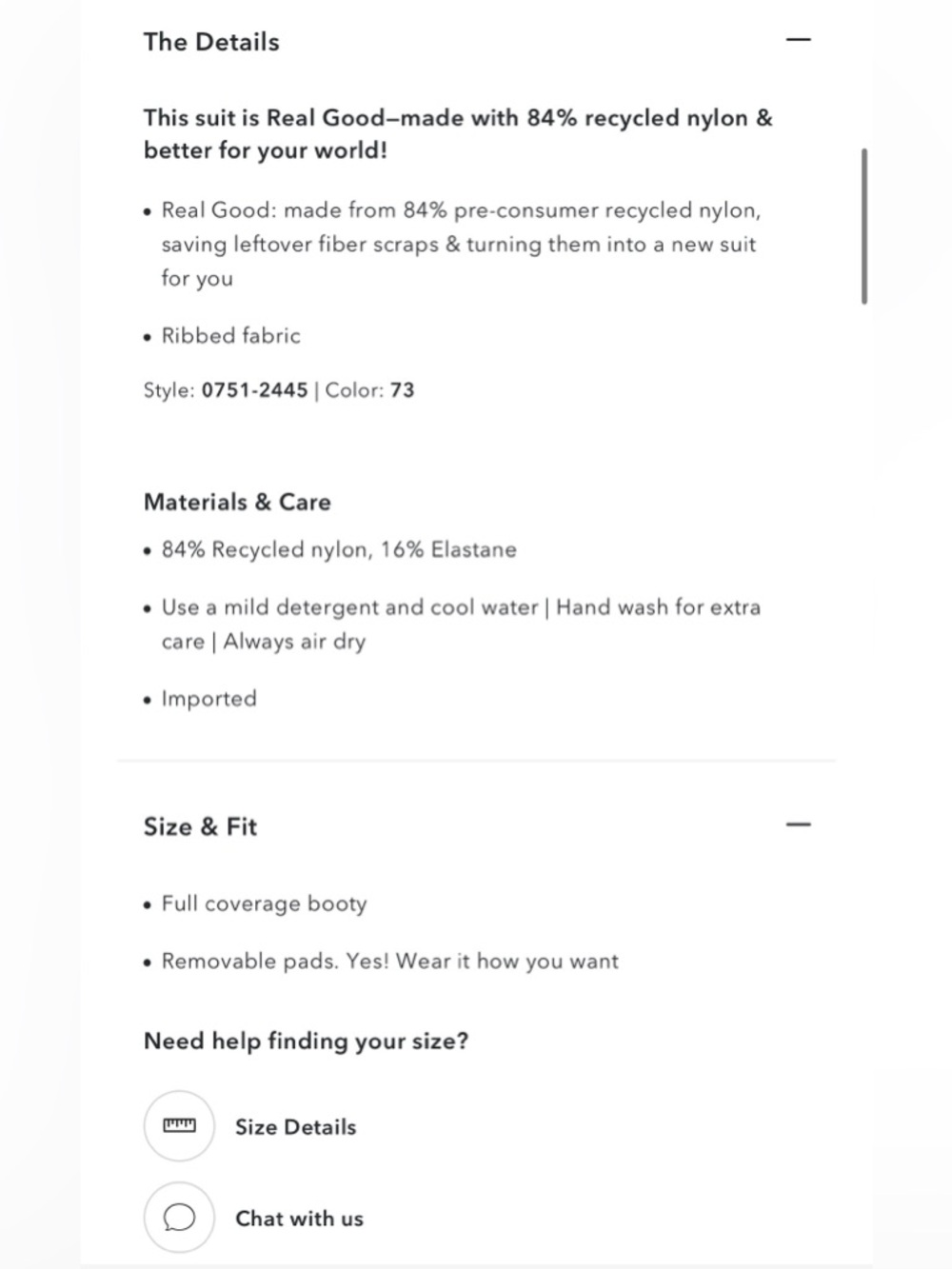 AERIE Ribbed Bathing Suit - Picture 11 of 11